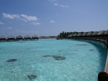 Maldives, South Nilandhe Atoll, Meedhuffushi, Vilu Reef Beach